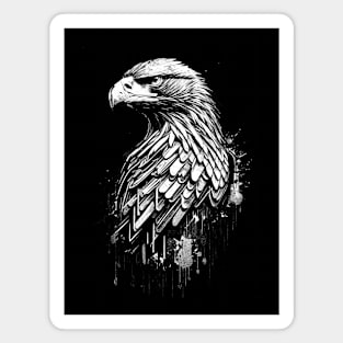 Left Bald American Eagle Magnet